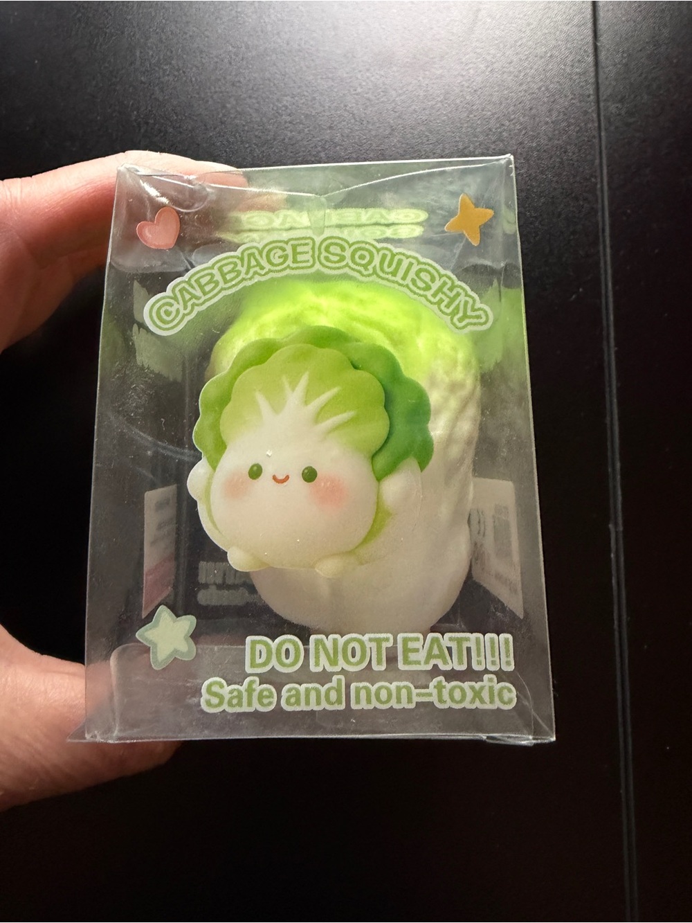 New Squishy Cabbage Crunchy Textured Squeeze Toy Fidget ASMR Tactile Squish